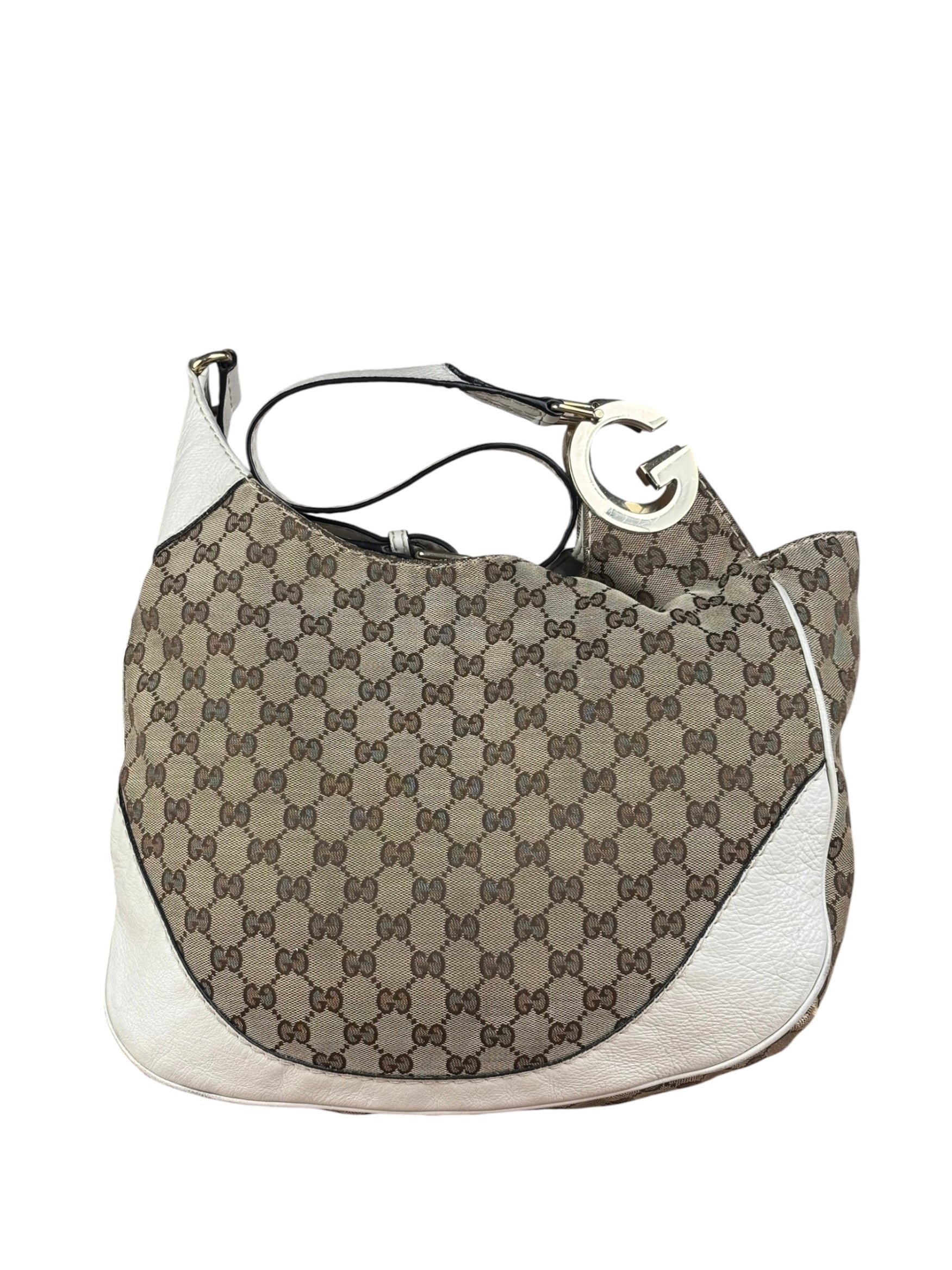 Gucci GG Canvas Medium Charlotte Hobo Bag