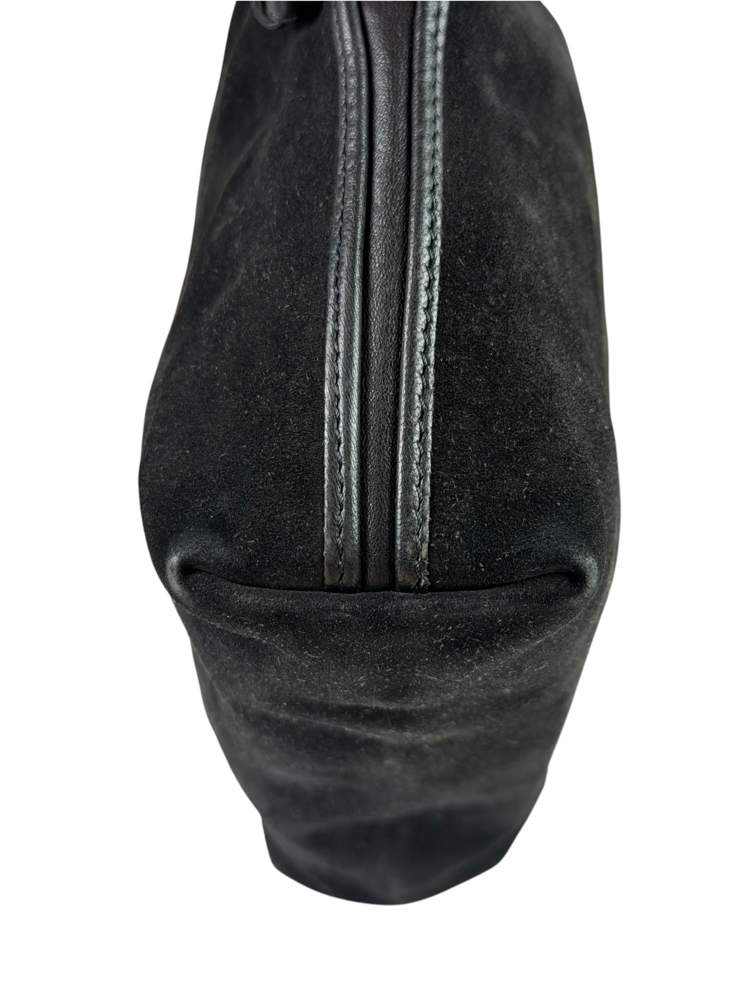 Bottega Veneta Black Suede/Leather Trim Crossbody Bag