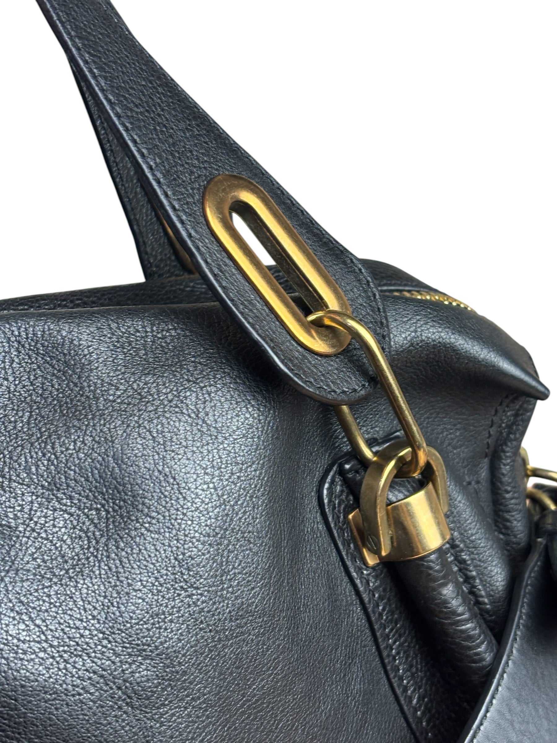 Chloe Black Paraty Leather Two-Way Bag