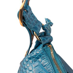 Balenciaga Lilac Croc Embossed Le Cagole XS