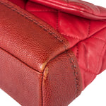 Chanel Red Quilted Leather Boy Flap Bag 2014
