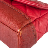 Chanel Red Quilted Leather Boy Flap Bag 2014