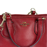 Coach Red Leather Mini Rowan Two-Way Bag