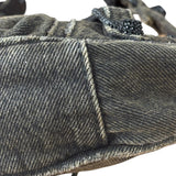 Balenciaga Black Denim Le Cagole XS Shoulder Bag