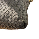 Bottega Veneta Black Intrecciato Large Handbag
