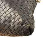 Bottega Veneta Black Intrecciato Large Handbag