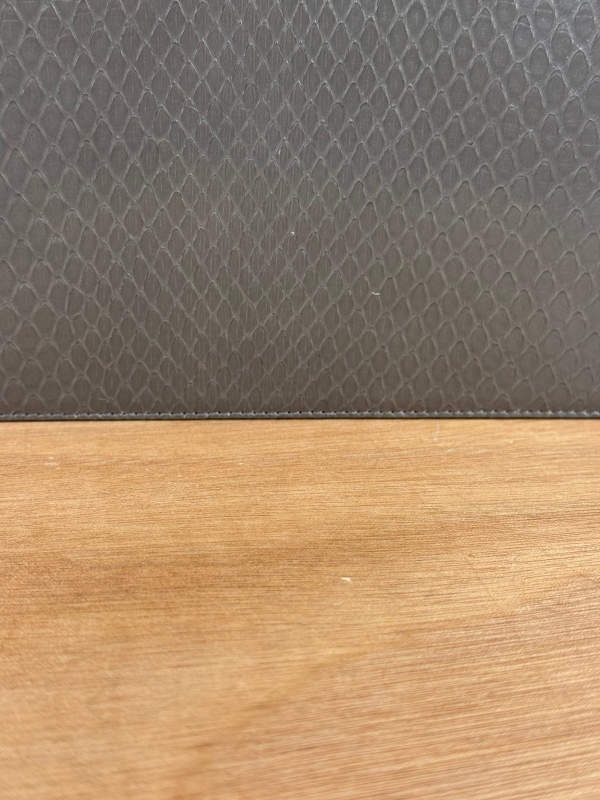 Gucci Zumi Grey Python Leather Small Shoulder Bag