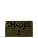 Chanel Vintage gold Plated Logo Brooch