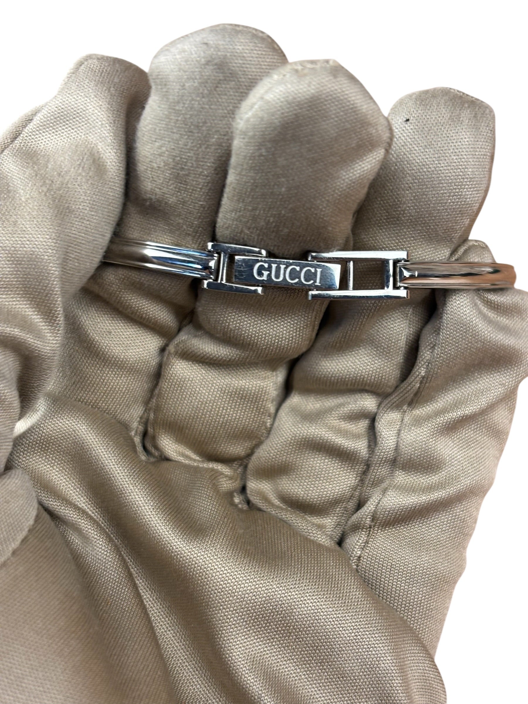 Gucci Stainless Steel Interchangeable Bezel Watch