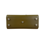 Saint Laurent Green Leather Nano Sac De Jour 2Way Tote