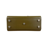 Saint Laurent Green Leather Nano Sac De Jour 2Way Tote