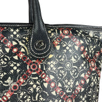 Chanel Optic Coco Chainlink Print Shoulder Tote
