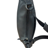 Bottega Veneta Black Coated Canvas PVC Shoulder Bag