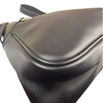 Gucci Black Leather GG Emblem Hobo Bag