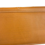 Kenzo Brown Leather Bi-Fold Long Wallet