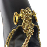 Fendi Black Leather Kan I Scallop Edge Flap Bag
