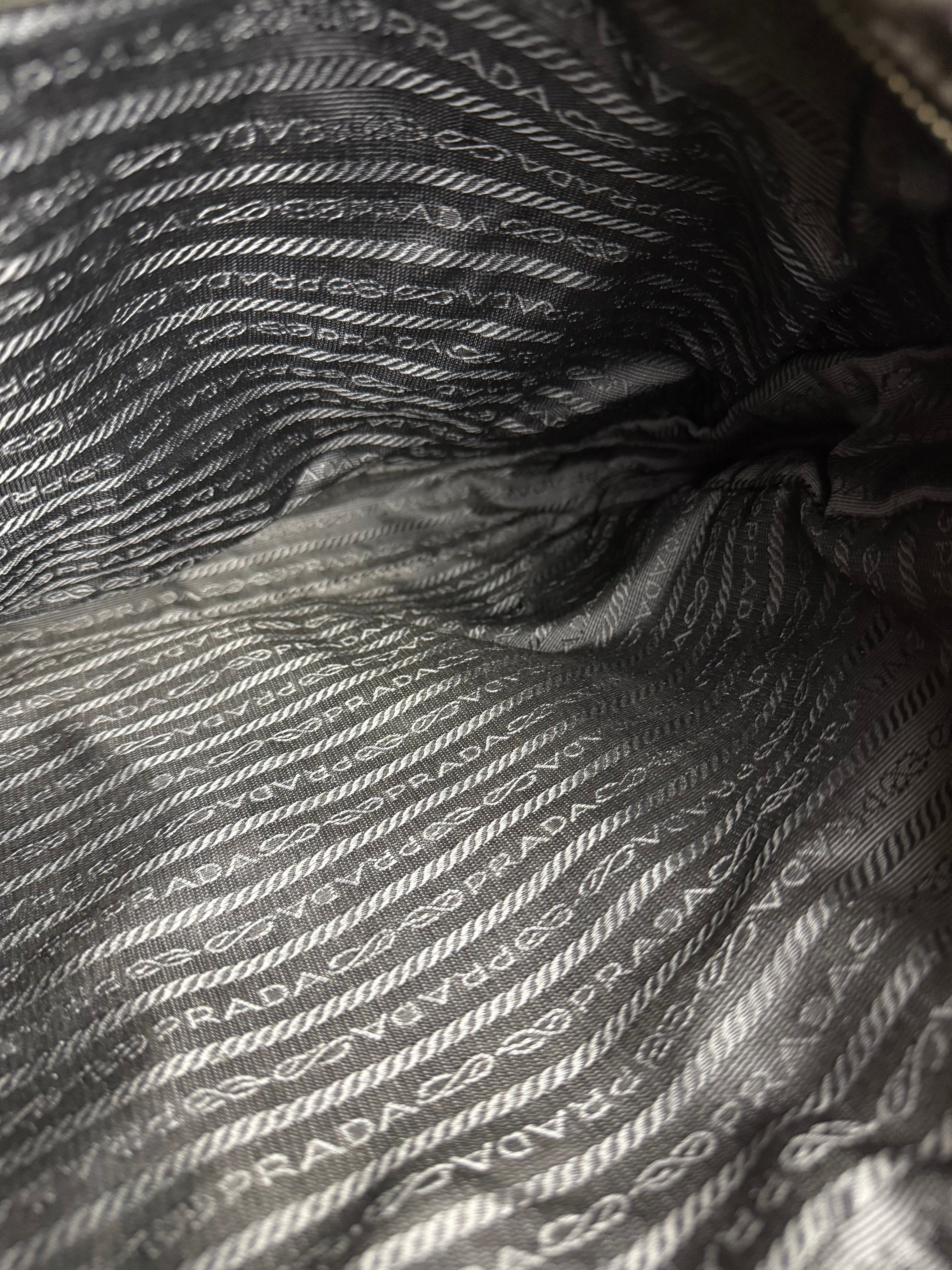 Prada Nylon & Leather Zip Tote