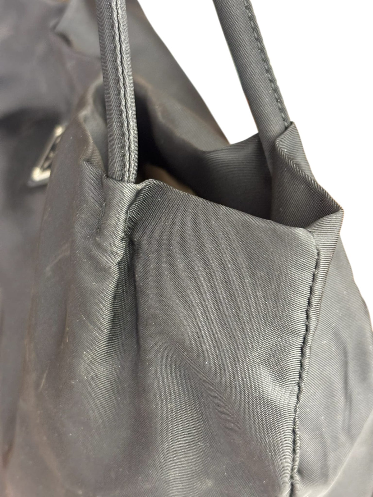 Prada Black Tessuto Nylon Tote Bag