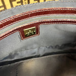 Fendi FF Sequin PVC Coated Canvas Baguette