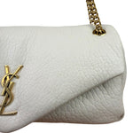 YSL Calypso Crema Soft Flap Bag