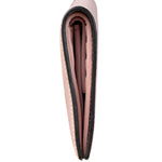 Fendi Light Pink Leather F Logo Snap Wallet