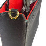 Givenchy Black Leather Trim Mini Logo Printed Tote