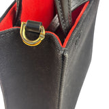 Givenchy Black Leather Trim Mini Logo Printed Tote