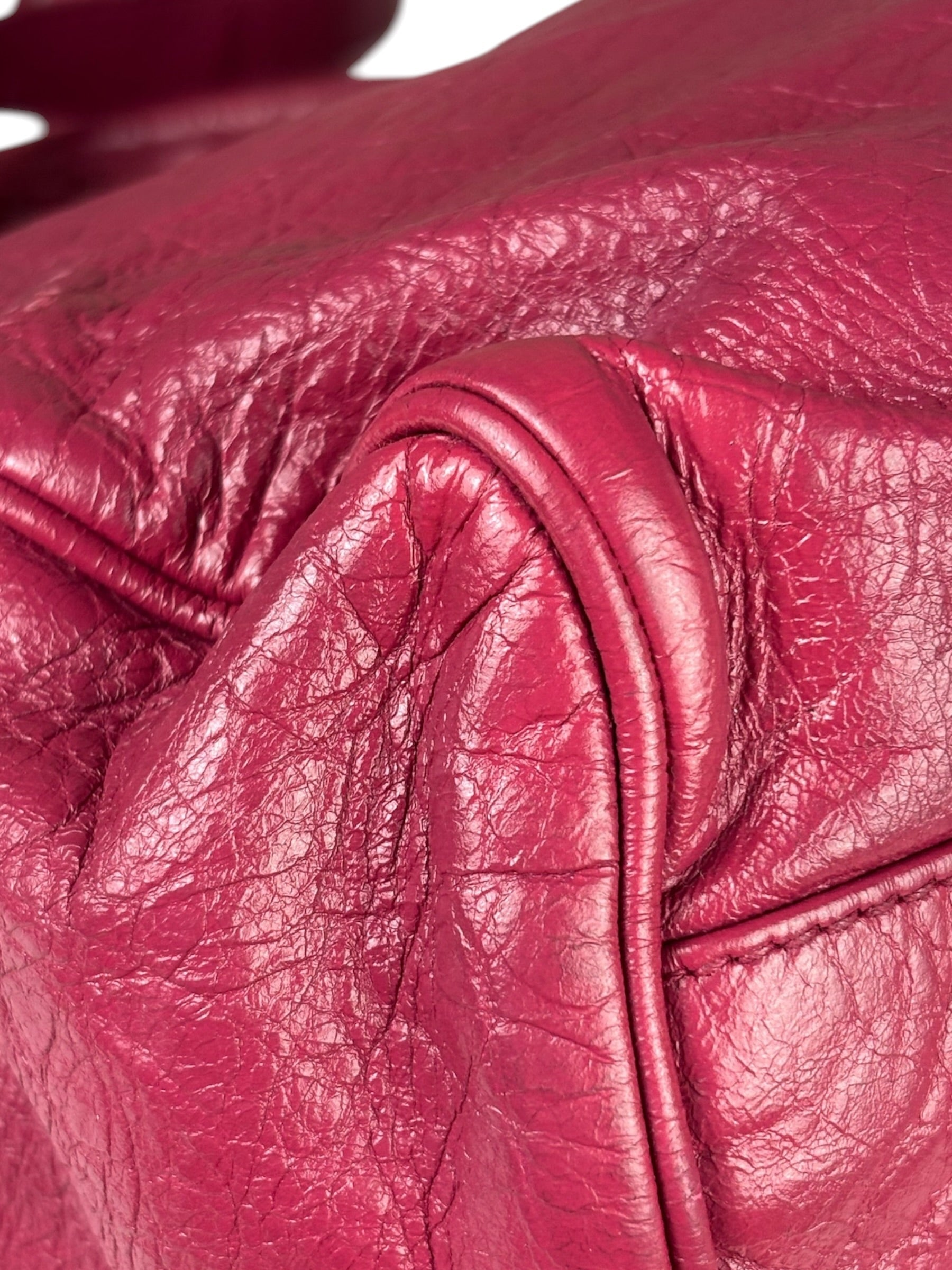 Balenciaga Pink Leather Classic City Two-Way Bag