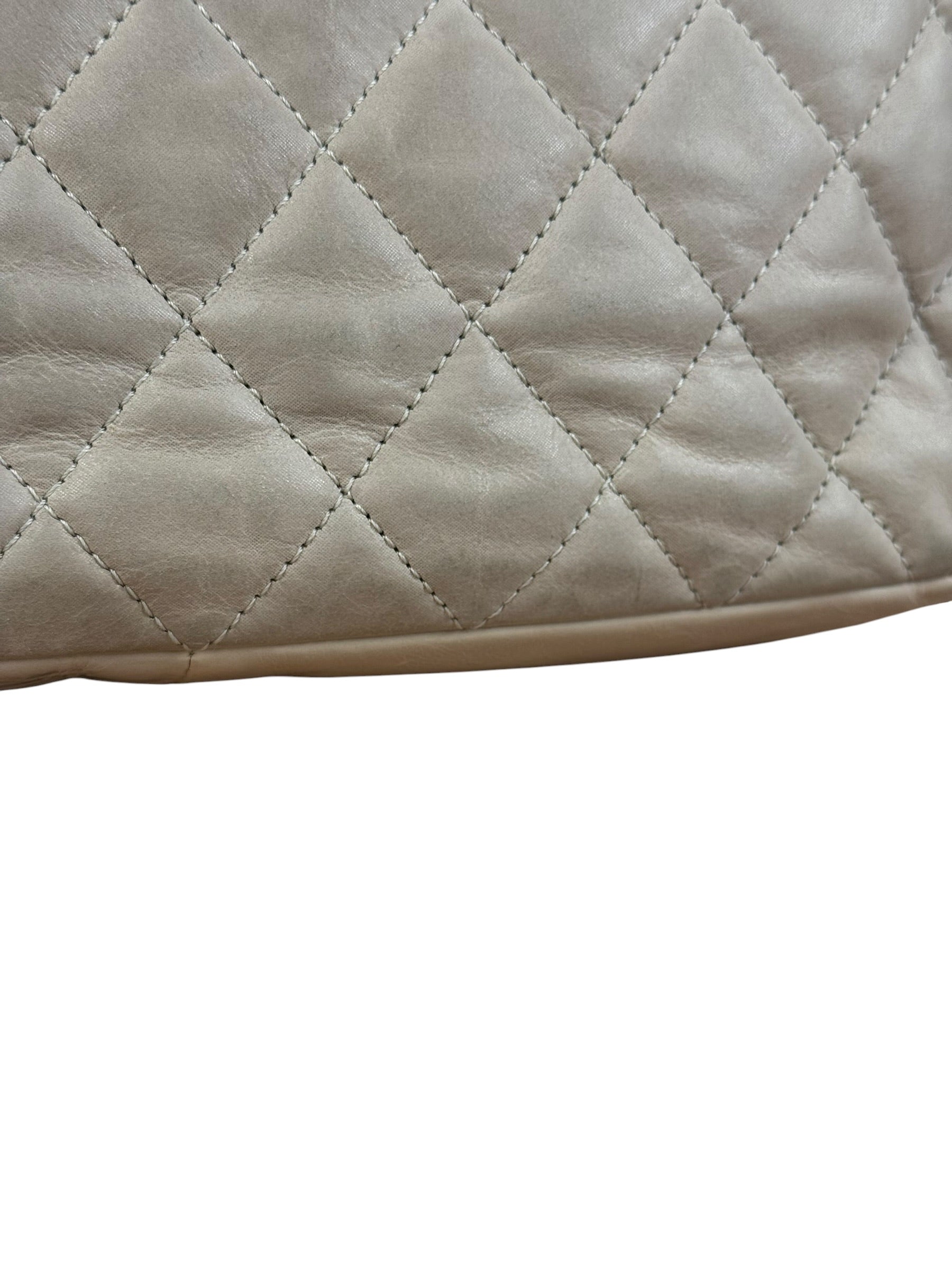 Chanel Beige Iridescent In-The-Mix Flap Bag 2011