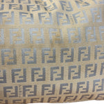 Fendi Vintage Blue Zucca Print Baguette