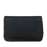 Chanel Vintage Black Cotton Quilted Flap Bag