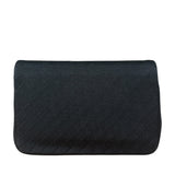 Chanel Vintage Black Cotton Quilted Flap Bag
