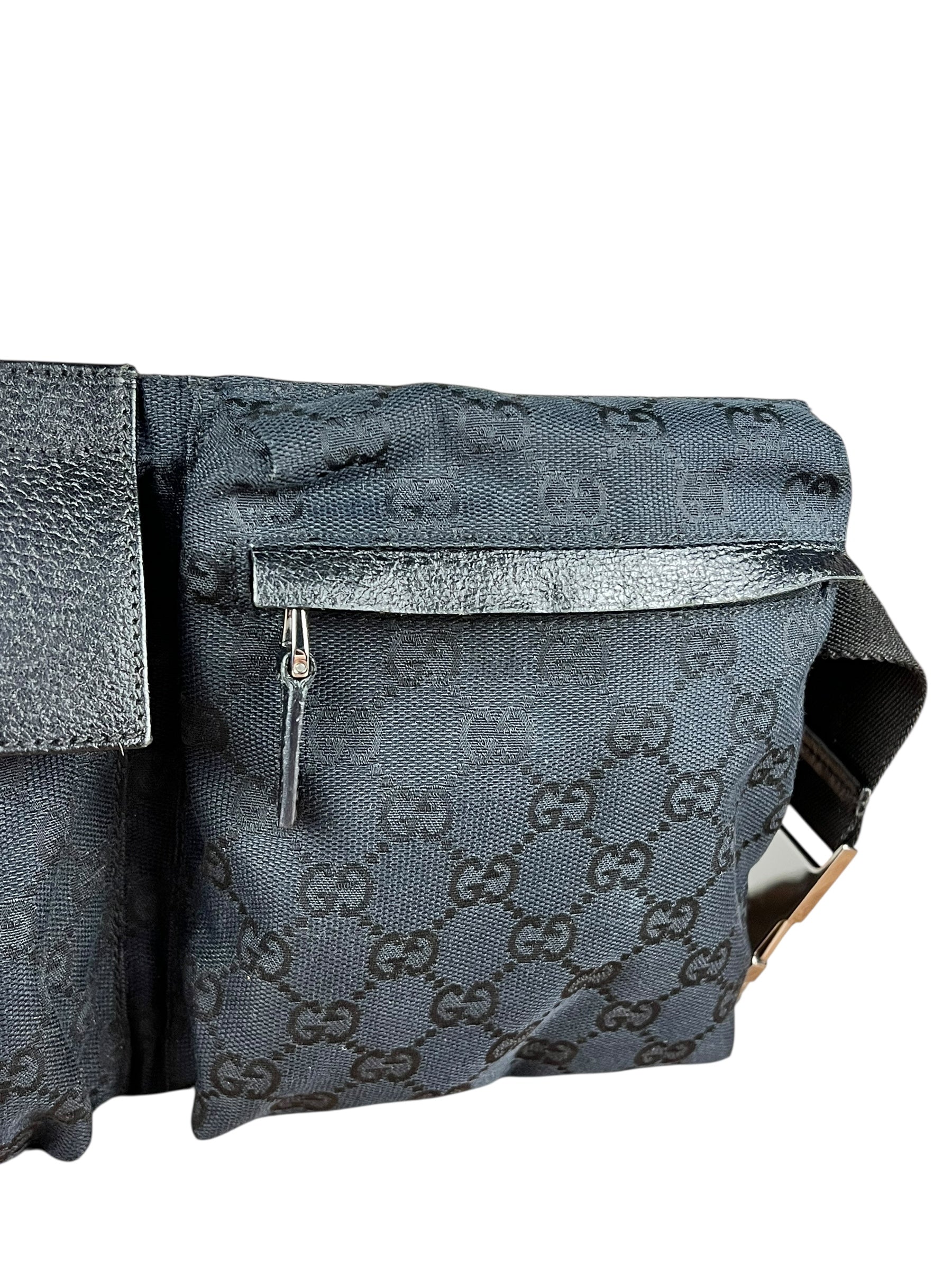 Gucci GG Canvas Belt Bag Black