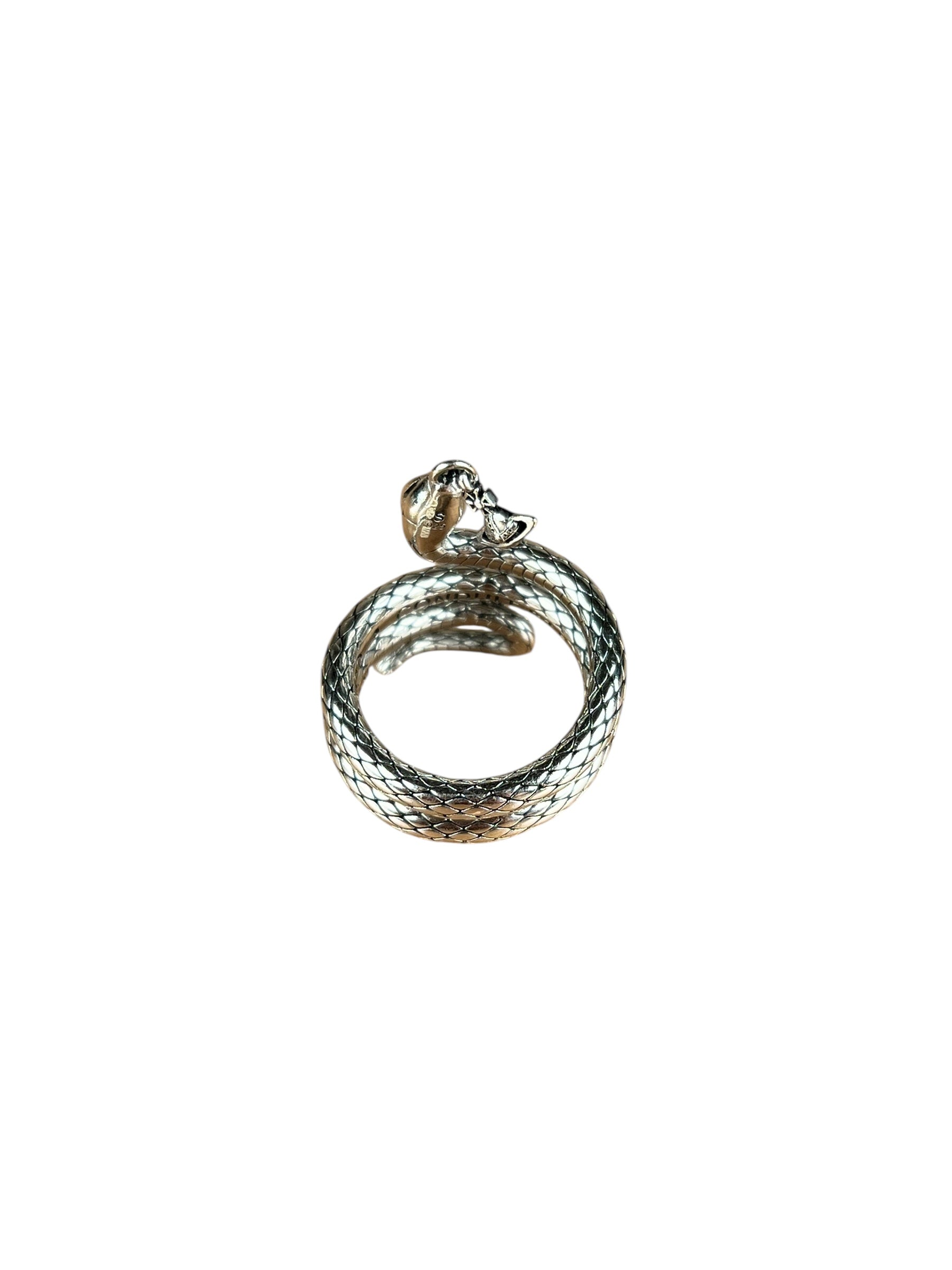 Vivienne Westwood Albane Snake 925 Silver Ring