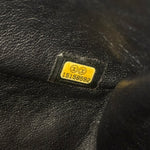 Chanel Black Quilted Patent Leather Double Flap Bag 2011