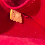 Louis Vuitton Red Vernis Alma MM Handbag