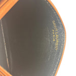 Yves Saint Laurent Dusty Rose Leather Cassandre Cardholder