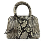 Prada Beige Python Mini Dome Two-Way Bag
