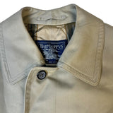 Burberry Vintage Khaki Plaid Lined Coat