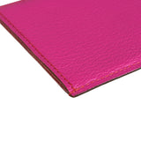 Hermes Pink Leather Card Holder