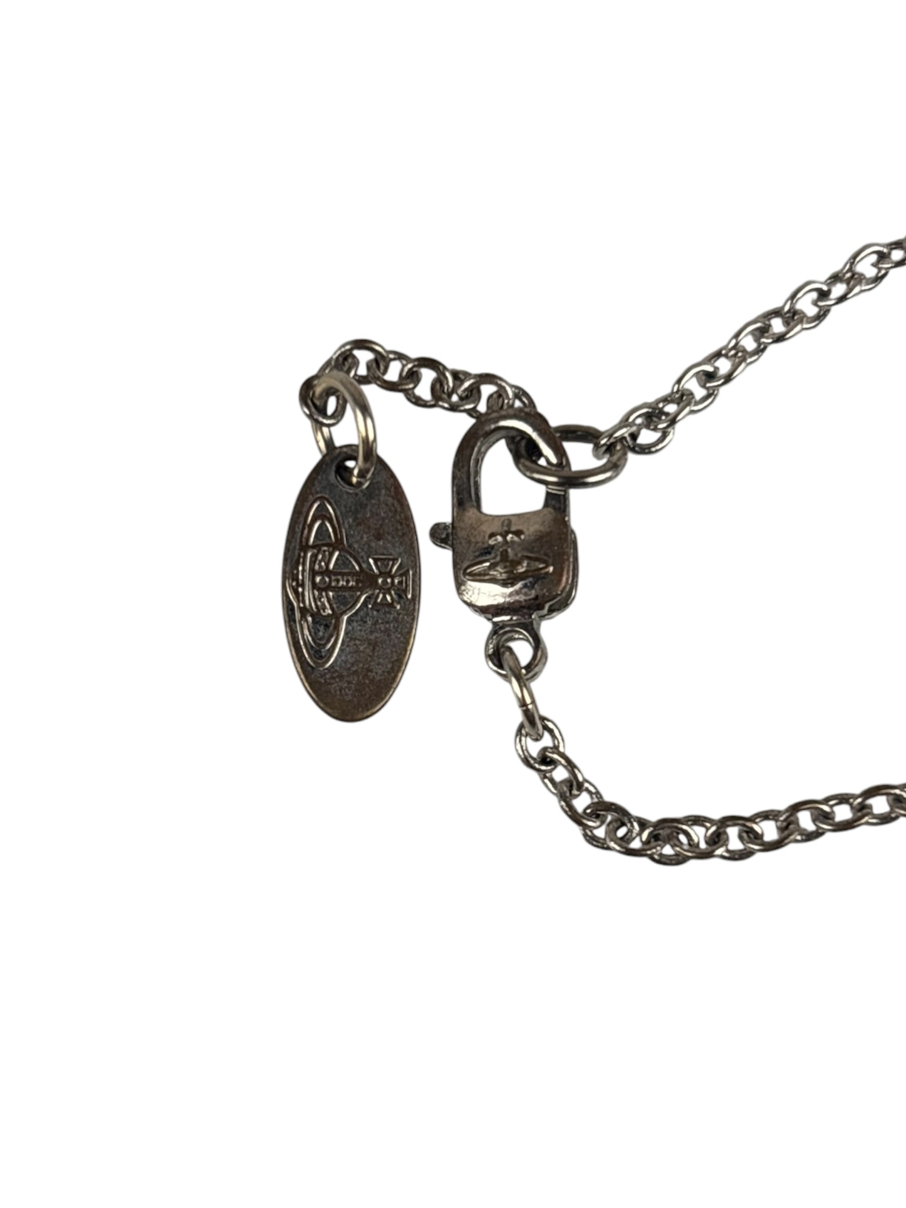 Vivienne Westwood Silver Mini Bas Relief Bracelet