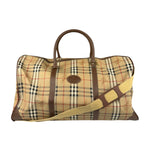 Burberry Vintage House Check Duffel Bag
