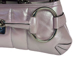 Gucci Escape Pink Leather Horsebit Shoulder Bag