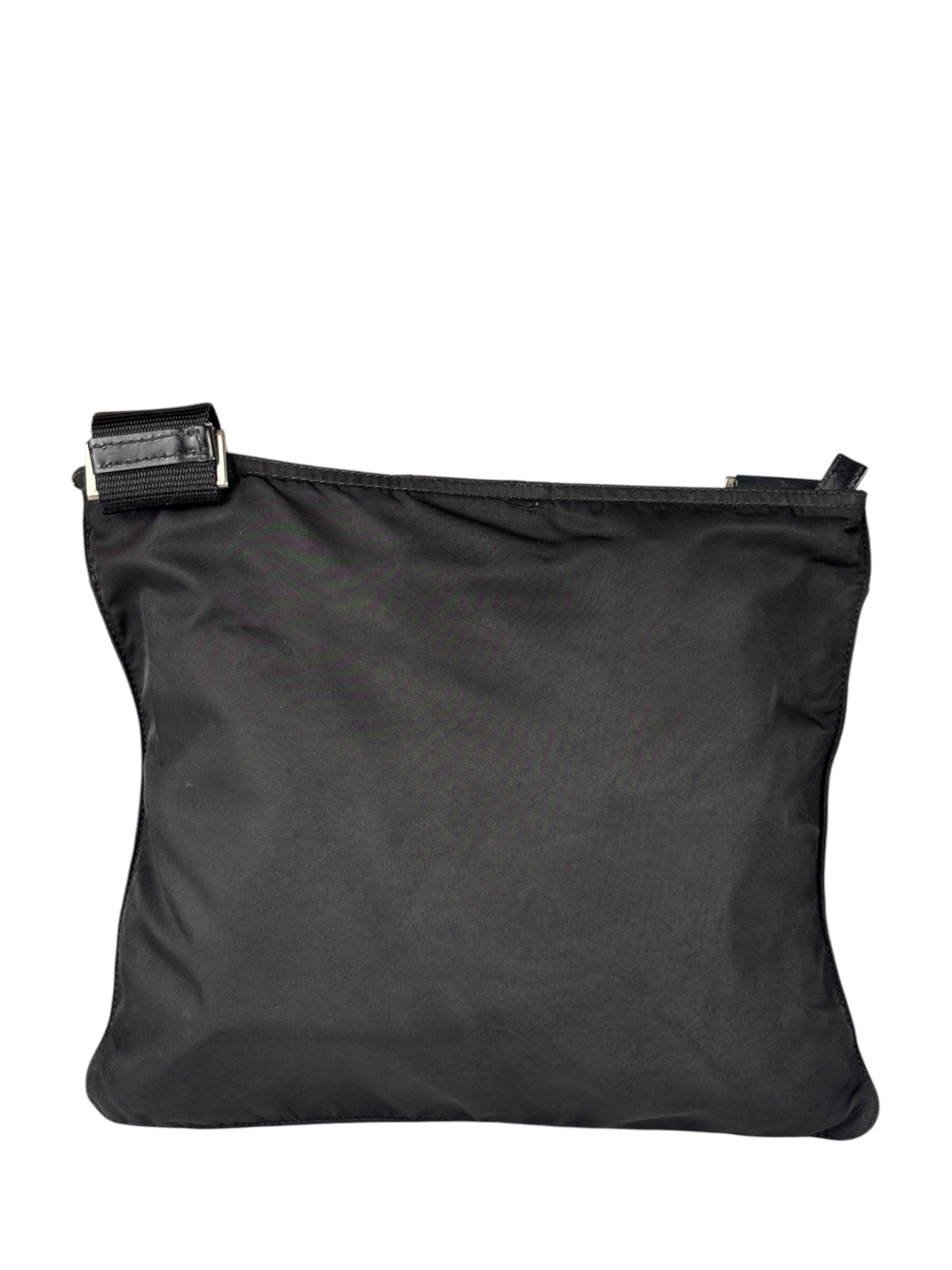 Prada Vintage Black Nylon Crossbody Bag