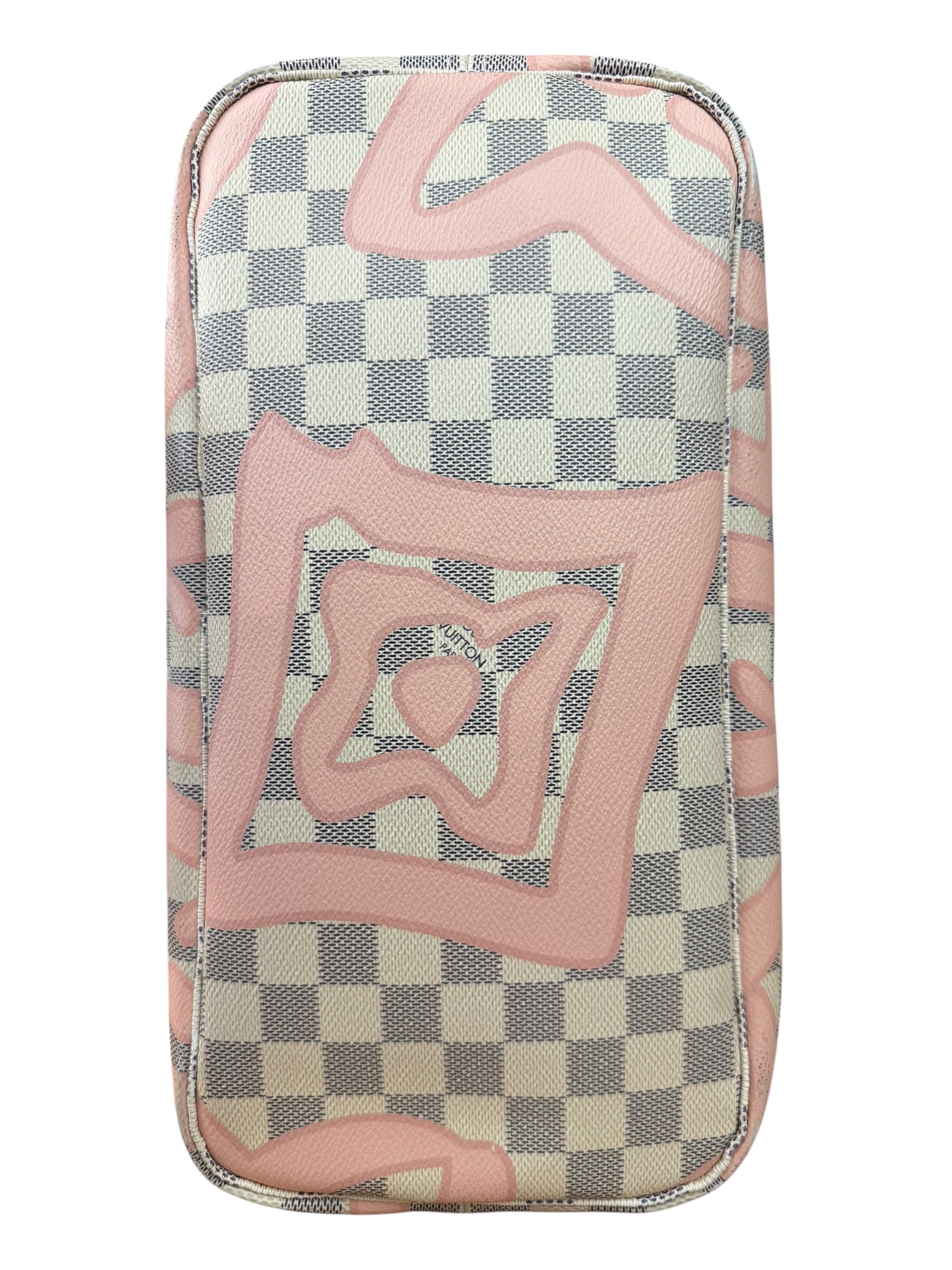Louis Vuitton Limited Edition Pink Damier Azur Tahitienne Neverfull GM