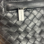 Bottega Veneta Black Intrecciato weave Shoulder bag