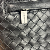 Bottega Veneta Black Intrecciato weave Shoulder bag