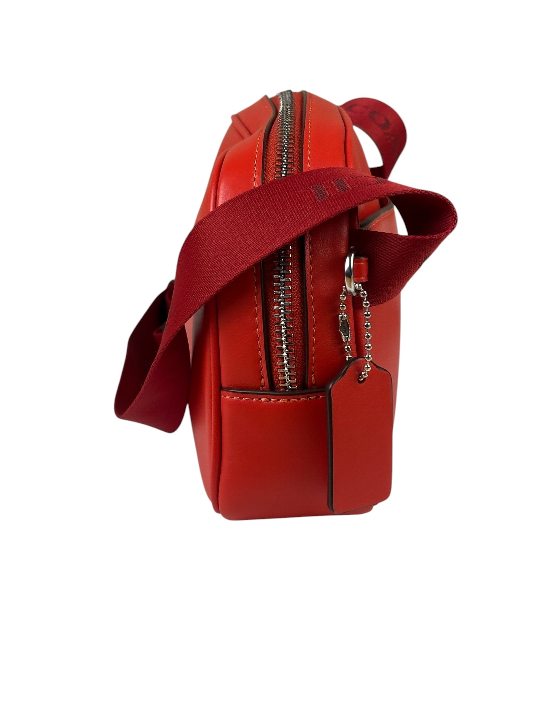 Coach Miami Red Leather Pace Belt Bag