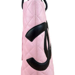 Chanel Black/Pink Cambon Quilted Leather Tote Bag 2004