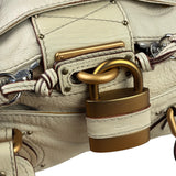 Chloe Beige Leather Paddington Shoulder Bag